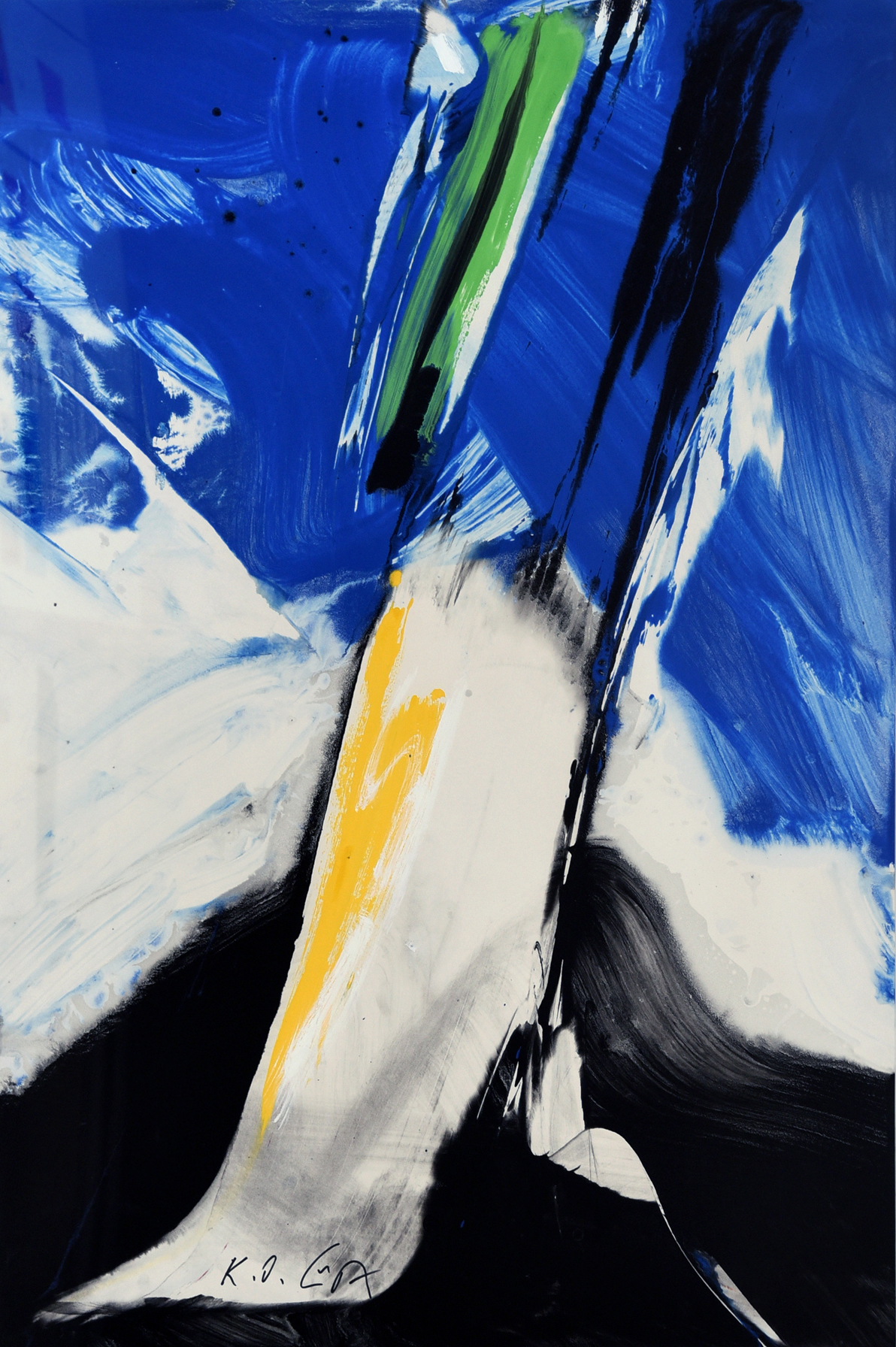 Sylene II 1994 100 x 70 cm Gouache auf Karton Privatsammlung Sylt