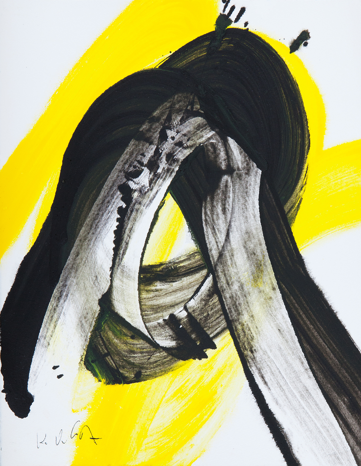 o.T. S.G. 2 2012 34×26,5 Acryl auf Bütten 0430
