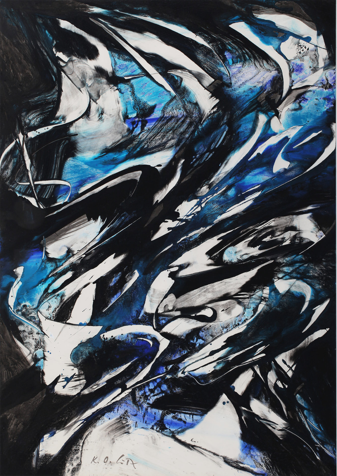 BOLPH II 1996 95x70cm Gouache auf Karton IMG_3257