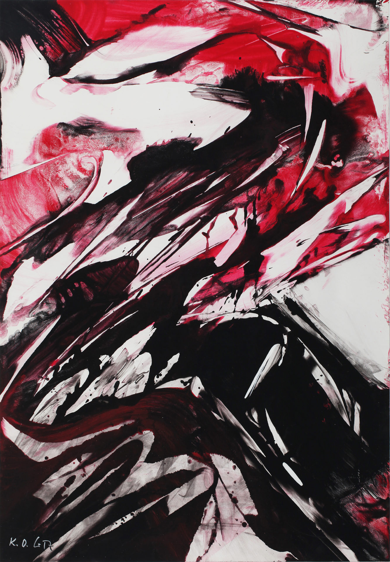TILPH R4 1996 95x70cm Gouache auf Karton IMG_3255