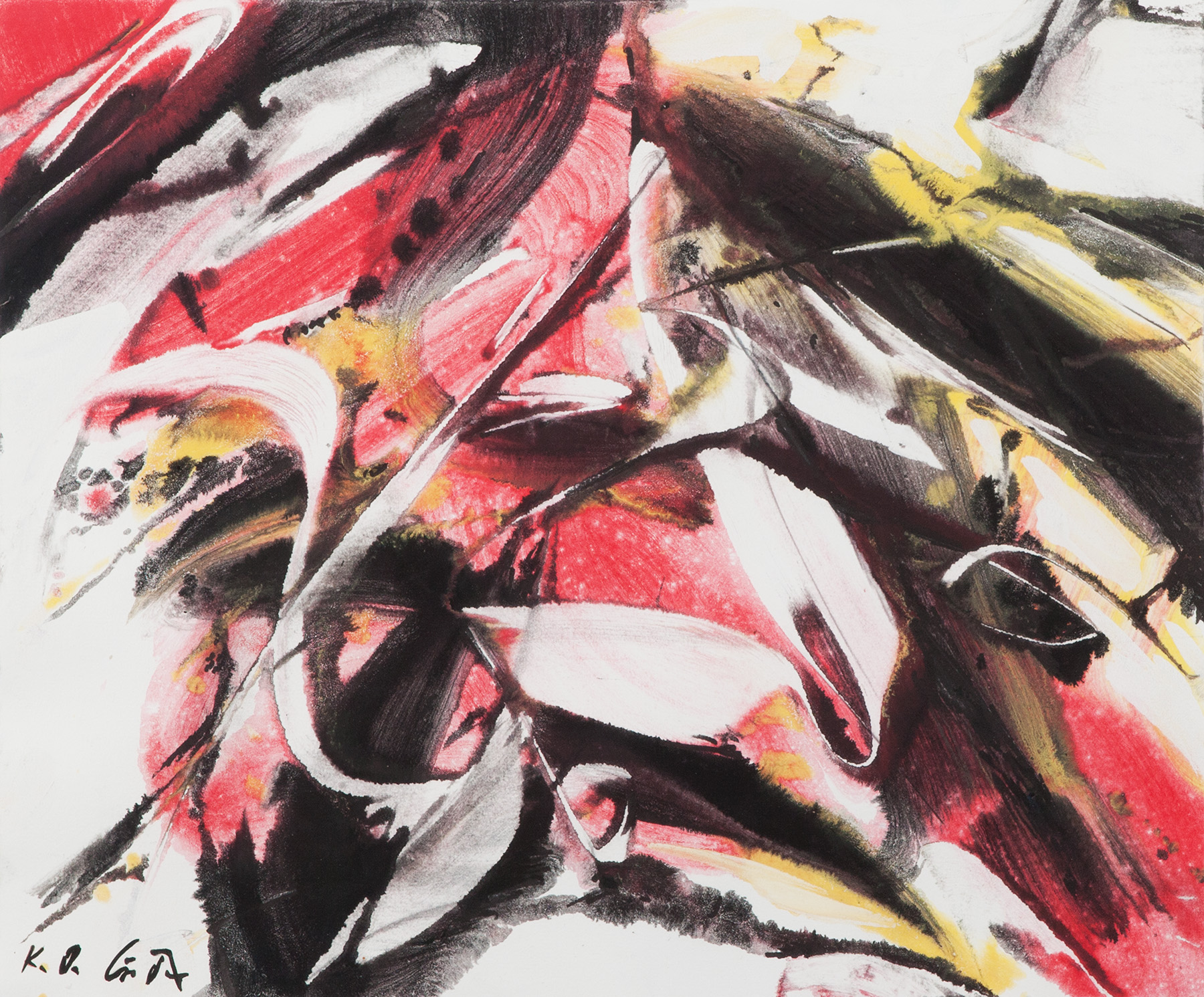 K.O. Götz Lilly I 1992 39,5 x 47,5 cm Lempertz