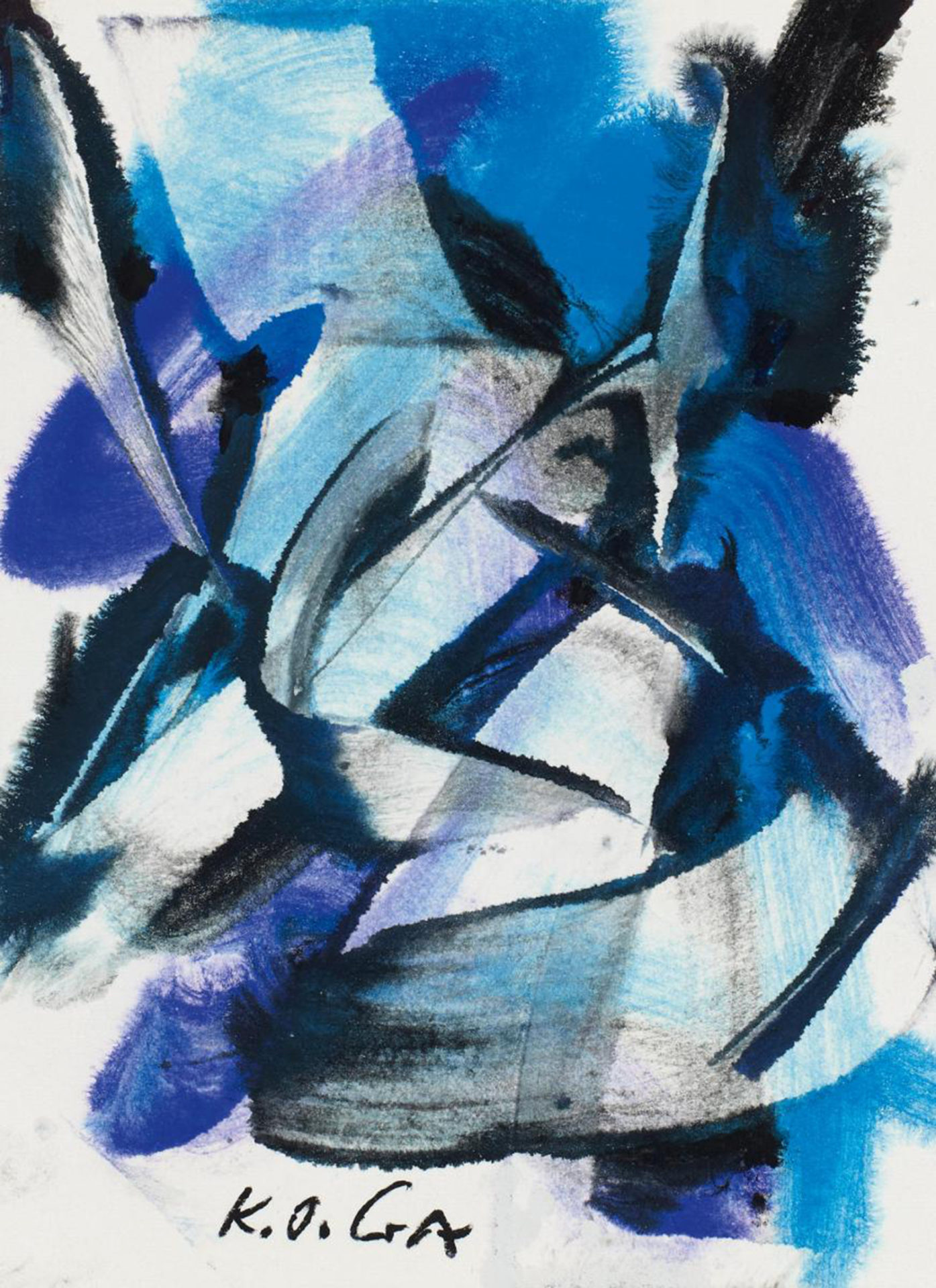 Bolly II 1993 20,3×15 cm Gouache auf Bütten Van Ham
