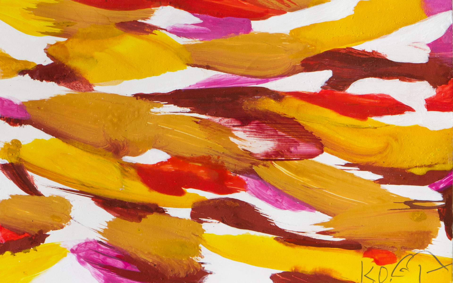 Studie zu Giverny 1986 11×17,5 cm Gouache auf Karton Schlichtenmaier GOETZK_M_50