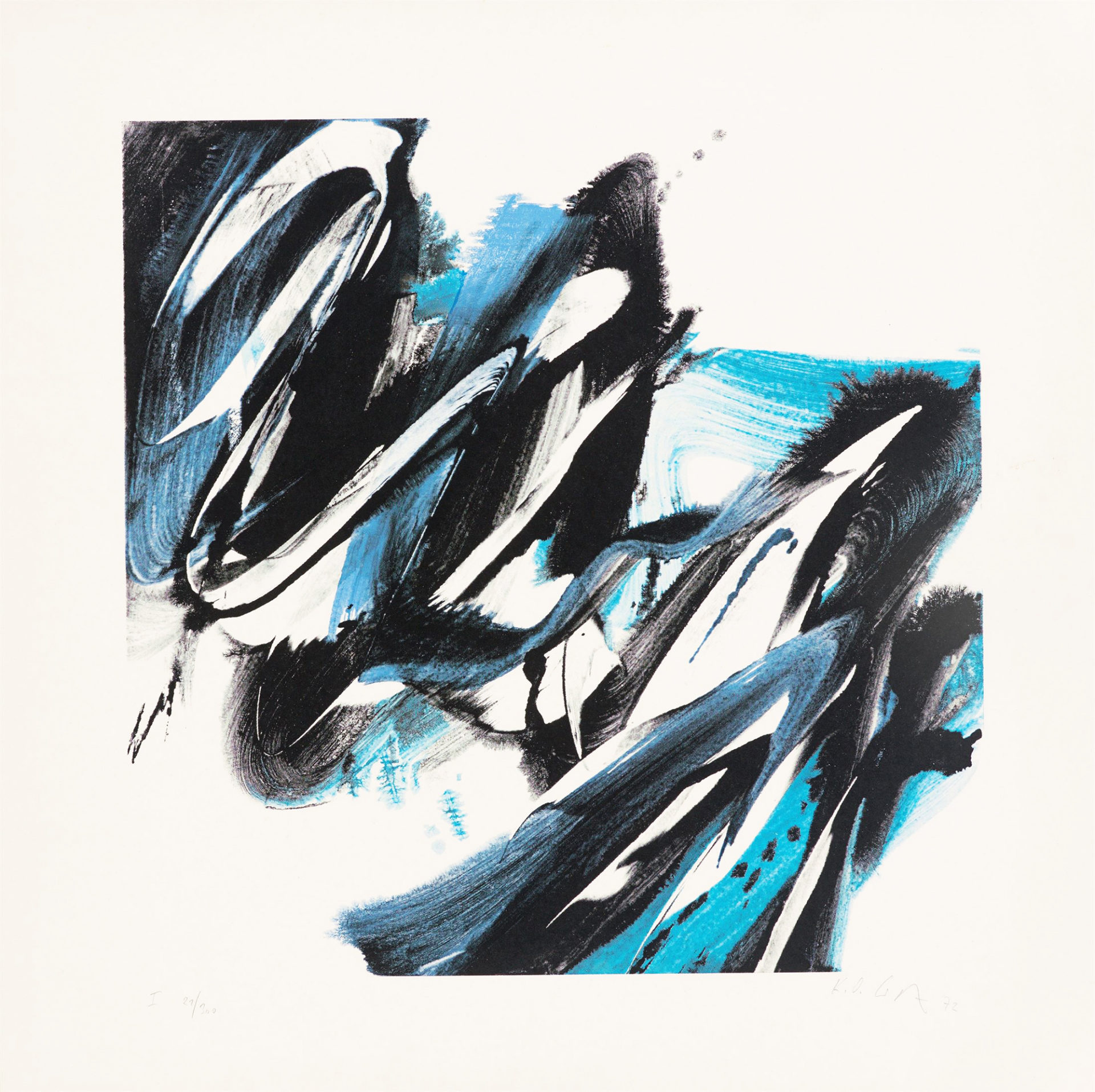 oT 1972 46,1 × 46,2 bzw 59,8×59,9cm cm Siebdruck