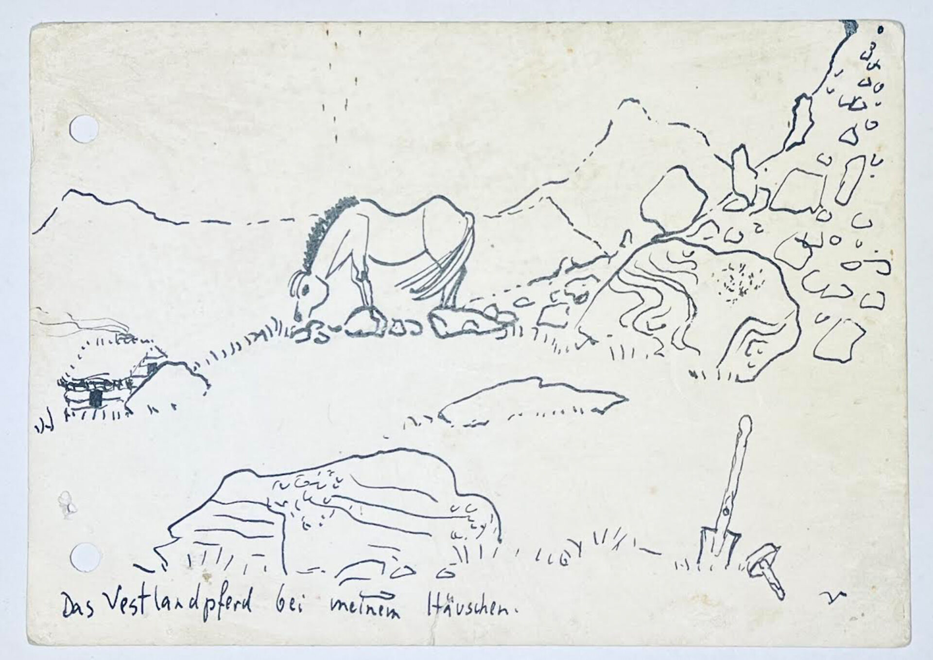 oT Farbstiftzeichnung 1942 1943