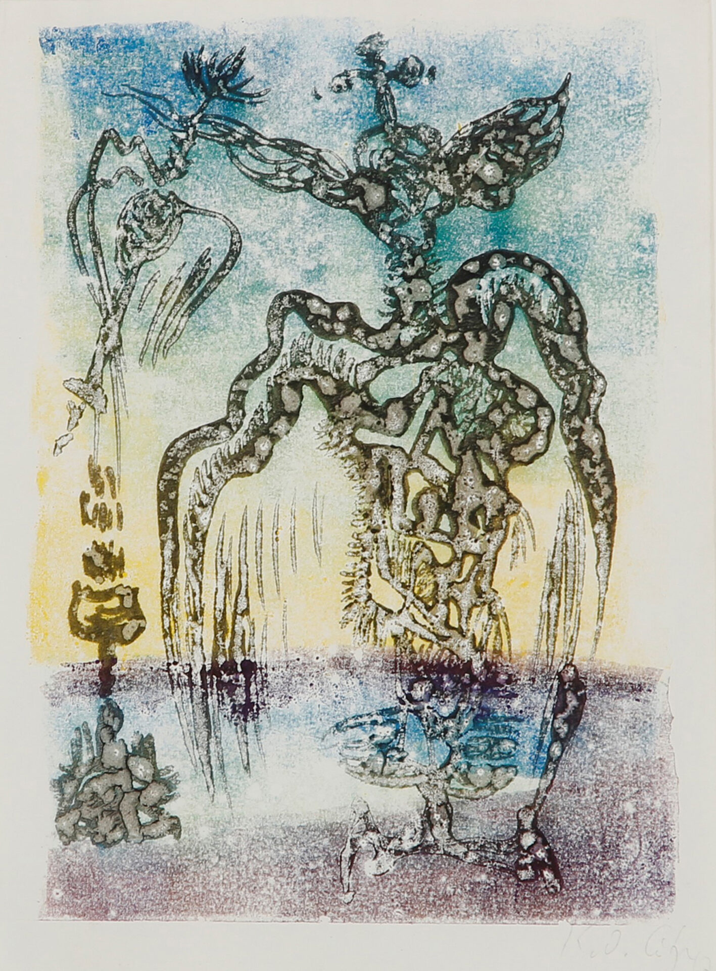 oT 1947 27,7x19cm Bild Winterberg Heidelberg