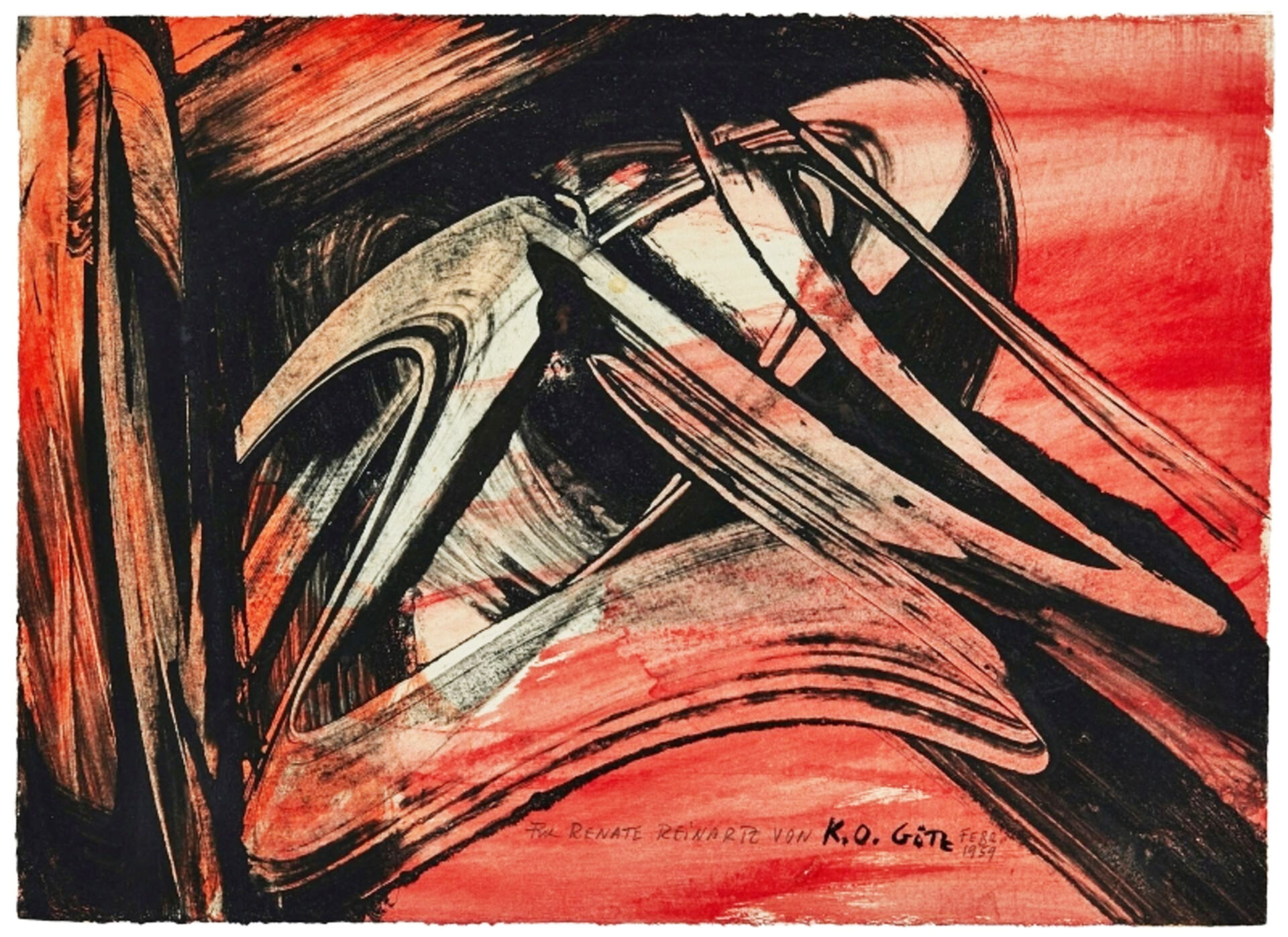 oT Febr 1959 18,5 x 25,7 cm Döbritz 9 März 2024 S 400 Euro
